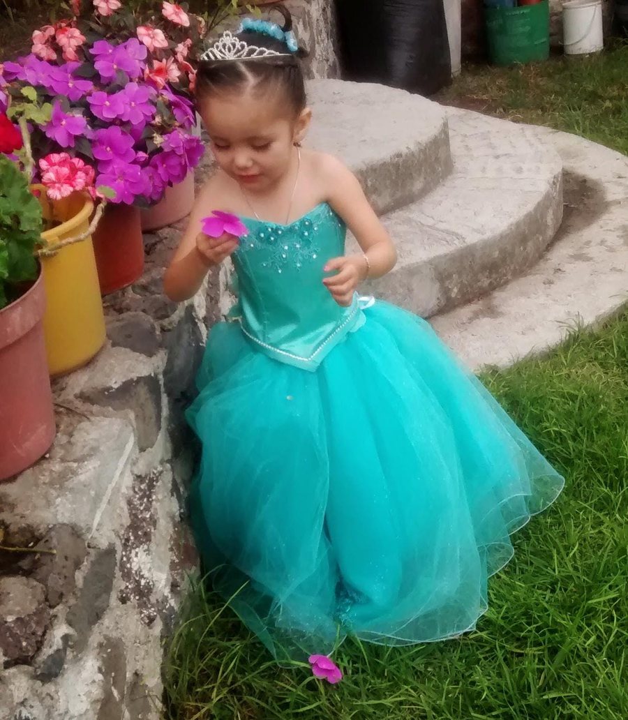 Muriel de niña